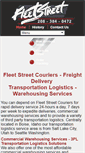 Mobile Screenshot of fleetstreetcouriers.com